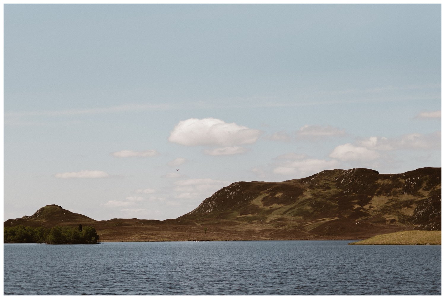 Landscape of Loch Ness in the Scottish Highlands. 