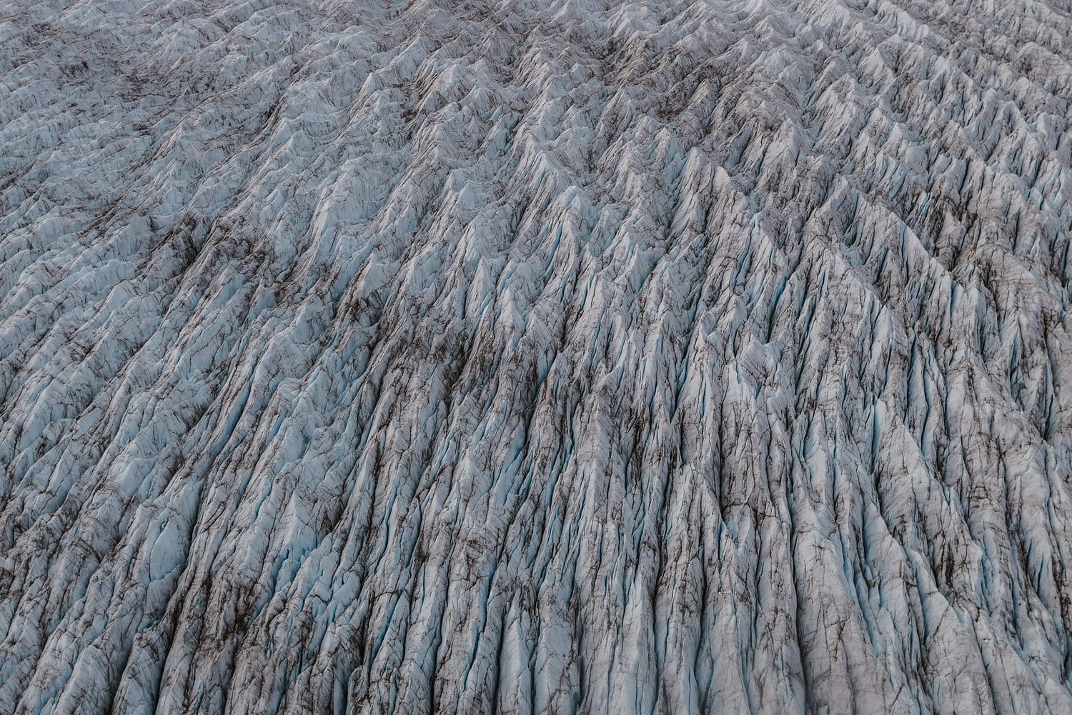 Landscape of glacier in Alaska. 